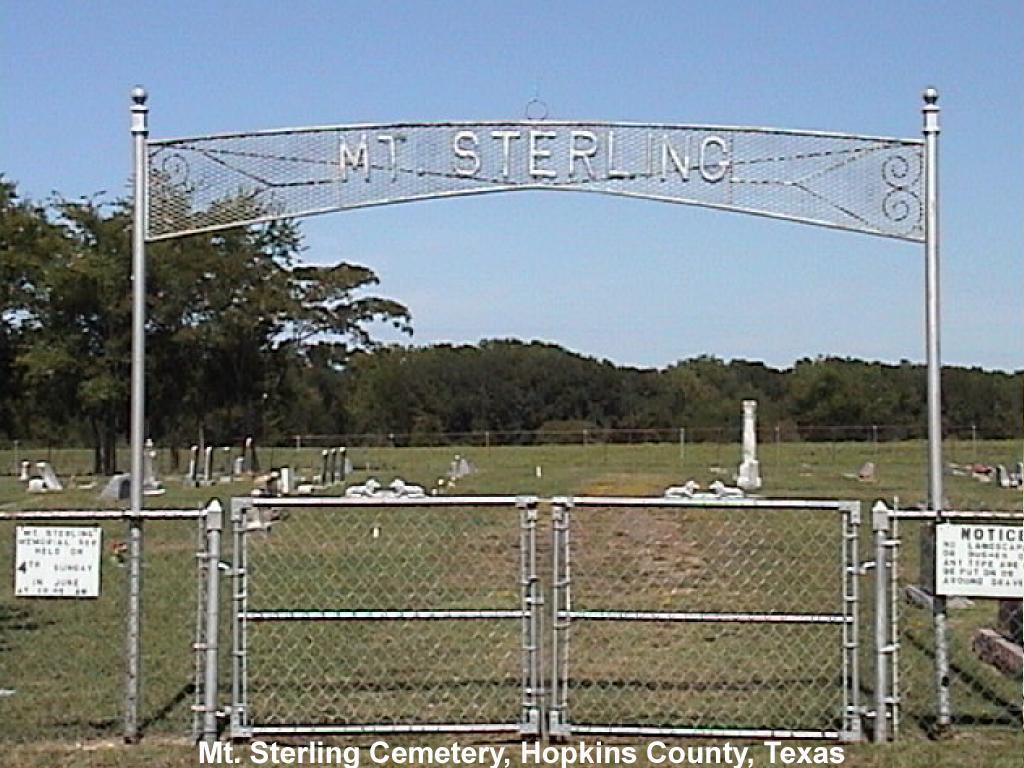 Mount Sterling Cemetery