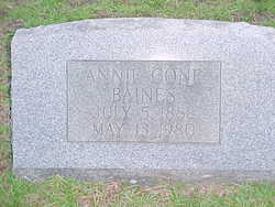 Annie Cone Baines 