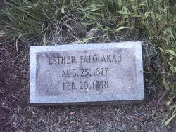 Esther Falo <I>Kiakona</I> Akau 