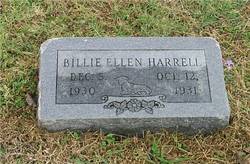Billie Ellen Harrell 
