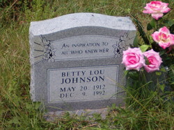 Betty Lou Johnson 