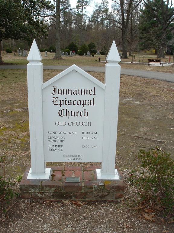 Immanuel Episcopal Church Cemetery