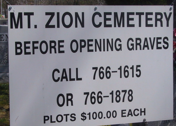 Mount Zion Church of Christ Cemetery
