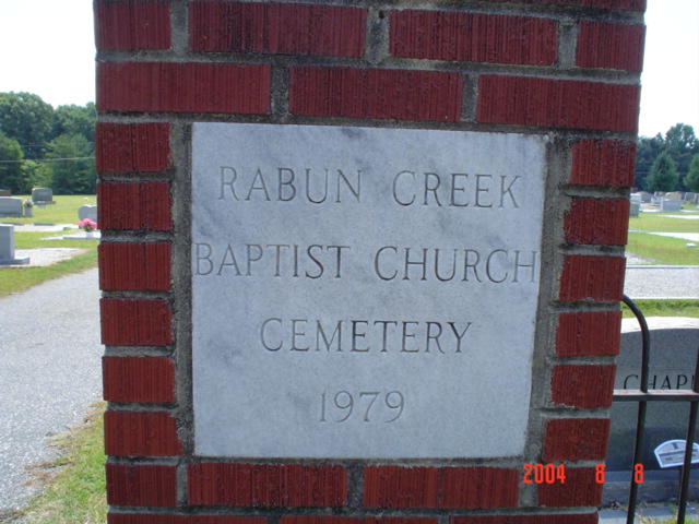 Rabun Creek Baptist Church Cemetery