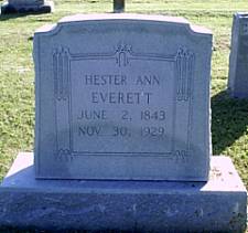 Hester Ann <I>Bruner</I> Everett 