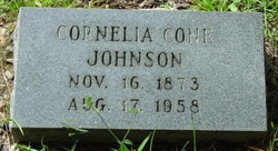 Cornelia <I>Cone</I> Johnson 