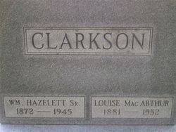 William Hazelett Clarkson 