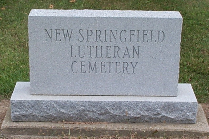 New Springfield Lutheran Cemetery