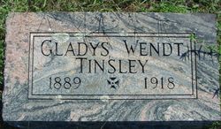 Gladys Anna <I>Wendt</I> Tinsley 