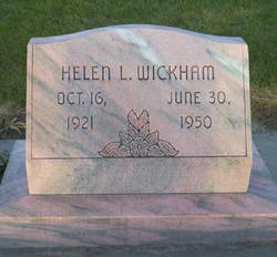 Helen <I>Leavitt</I> Wickham 