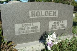 Louisa <I>McEntire</I> Holden 