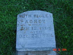 Ruth <I>Higley</I> Adney 