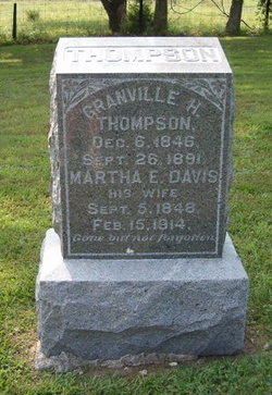 Martha E. <I>Davis</I> Thompson 