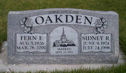 Sidney Robert Oakden 