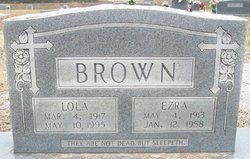 Lola Marie “Hattie” <I>Butler</I> Brown 
