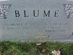 Florence Edna Blume 