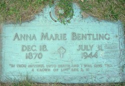 Anna Marie <I>List</I> Bentling 