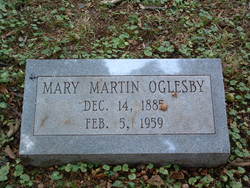 Mary <I>Martin</I> Oglesby 
