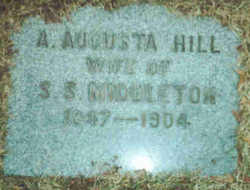 Annie Augusta <I>Hill</I> Middleton 
