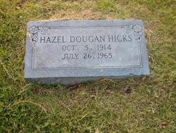 Hazel <I>Dougan</I> Hicks 