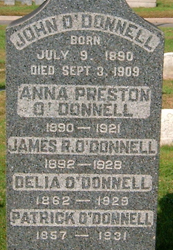 Anna <I>Preston</I> O'Donnell 