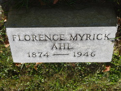 Florence Reid <I>Myrick</I> Ahl 