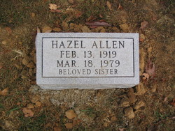 Hazel Jane <I>Coward</I> Allen 