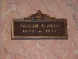 Pauline F. <I>Fitzsimmons</I> Agee 