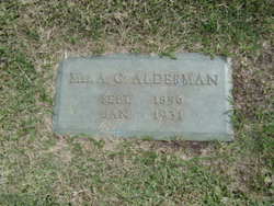 Mrs Nannie Jane <I>Williams</I> Alderman 