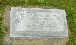 Ruth <I>Hess</I> Alden 