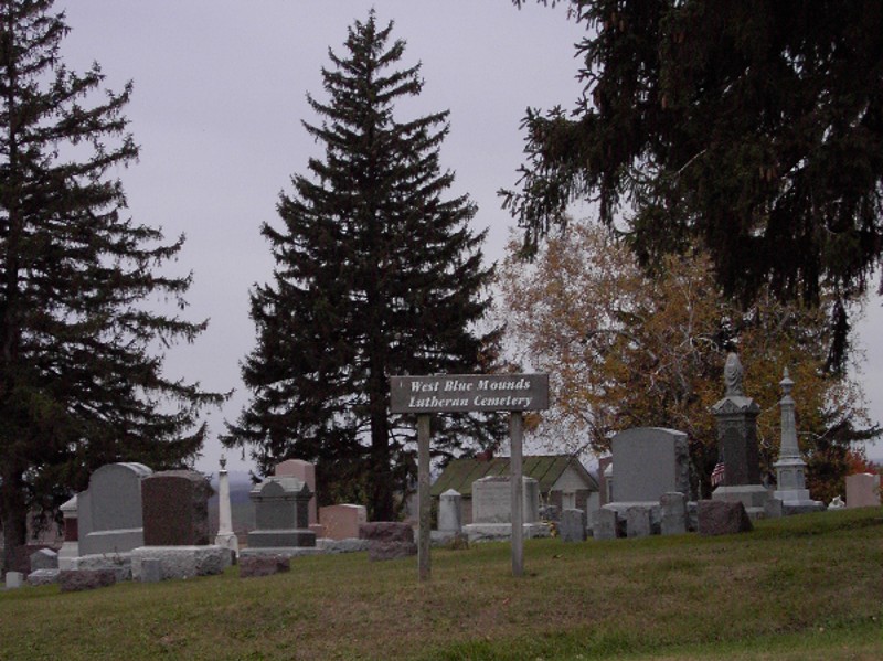 West Blue Mounds Lutheran Cemetery