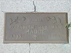 Elizabeth “Lizzie” <I>Wildeman</I> Hauck 