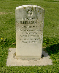 Sgt Henry J Willemsen Jr.