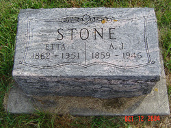 Henrietta Marie “Etta” <I>Orcutt</I> Stone 