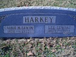 Carrie M <I>Erwin</I> Harkey 
