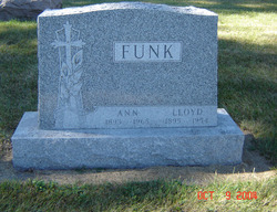 Anna Edna <I>Lucey</I> Funk 