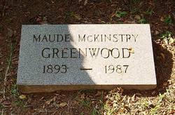 Maude Duke <I>McKinstry</I> Greenwood 
