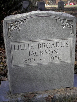 Lillie <I>Broadus</I> Jackson 