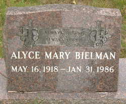 Alyce Mary <I>Walton</I> Bielman 