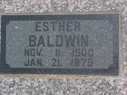 Ester <I>Buchman</I> Baldwin 