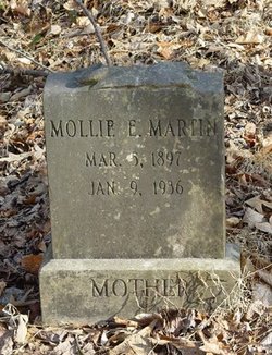 Mollie Alanza Elizabeth <I>Adams</I> Martin 