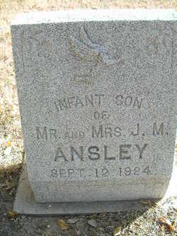 Infant Son Ansley 