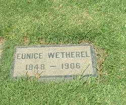 Eunice <I>Harris</I> Wetherel 
