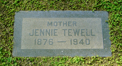 Jennie Clark <I>Doggett</I> Tewell 