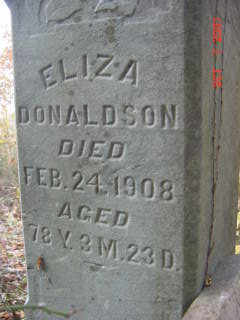 Eliza <I>Laughlin</I> Donaldson 