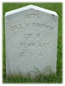 PVT James W. Brown 