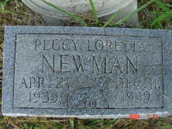 Peggy Loretta Newman 