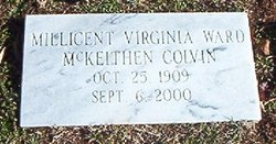 Millicent Virginia <I>Ward</I> Colvin 