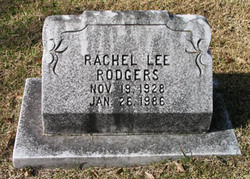 Rachel <I>Lee</I> Rodgers 
