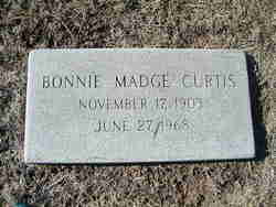 Bonnie Madge <I>Glisson</I> Curtis 